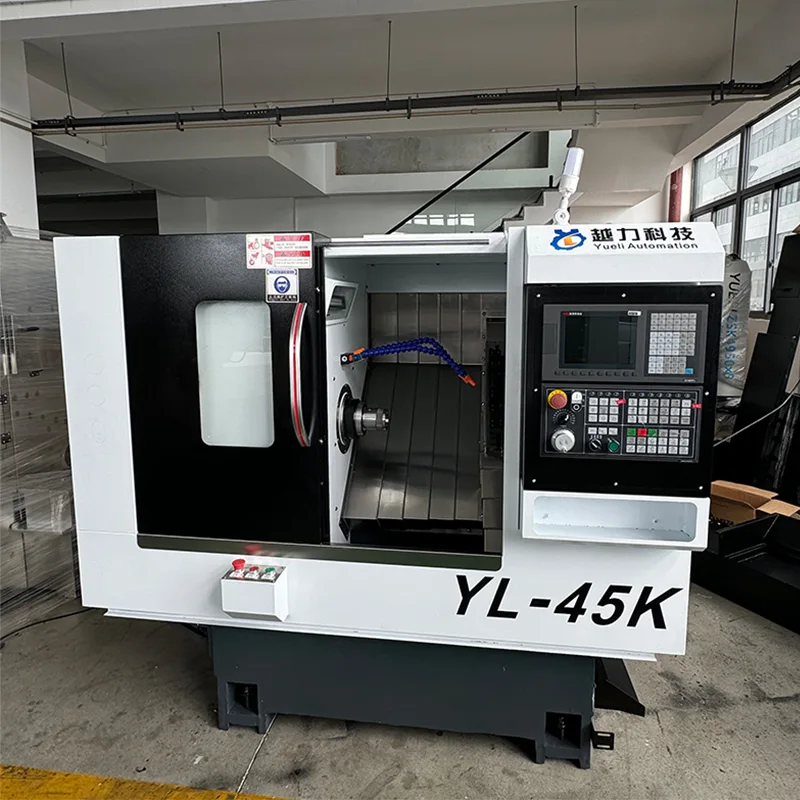 Servo qüllə və hidravlik punta ilə CNC Maili Yataq Torna dəzgahı