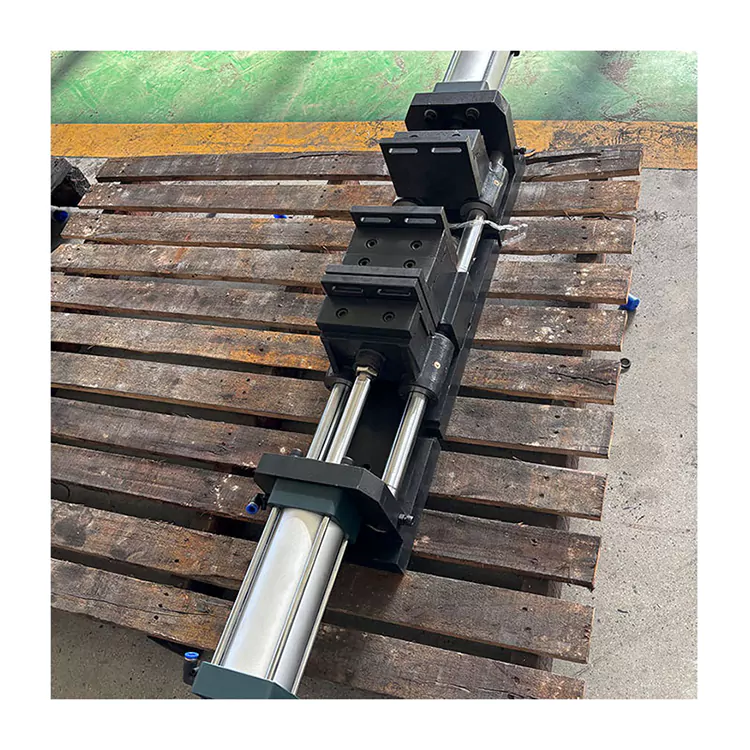 İkiqat tək açıq pnevmatik düz vitse